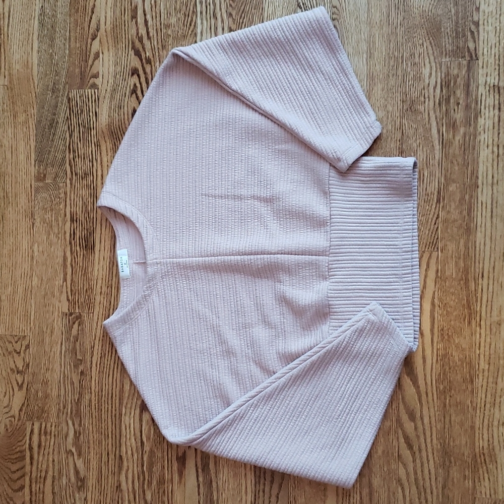 (XS) Aritzia Babaton Pastel Loose Fit Long Sleeve Sweater Top Loungewear Comfy